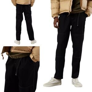 Without Walls UO Belted Hiking Pants Cotton Black Mens Medium Relaxed PRISTINE